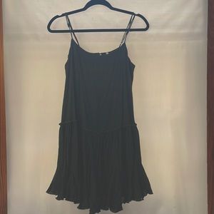 Green shift dress
